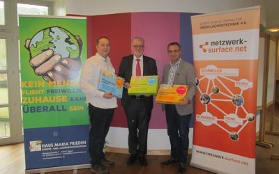 Kompetenznetzwerk für Oberflächentechnik e.V. spendet Preisgeld an das Haus Maria Frieden